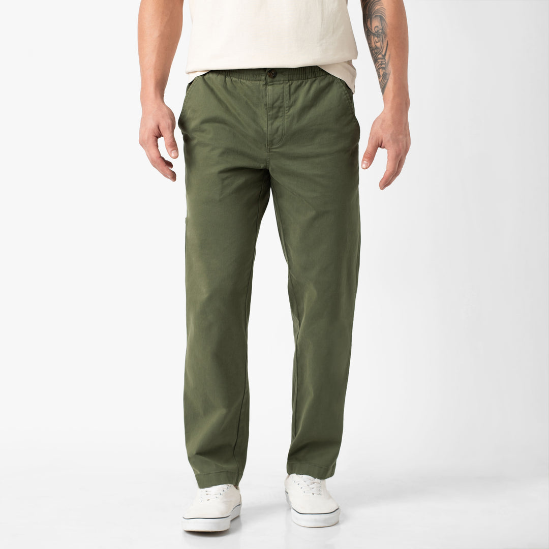 Stretch Utility Pant Fern front on model