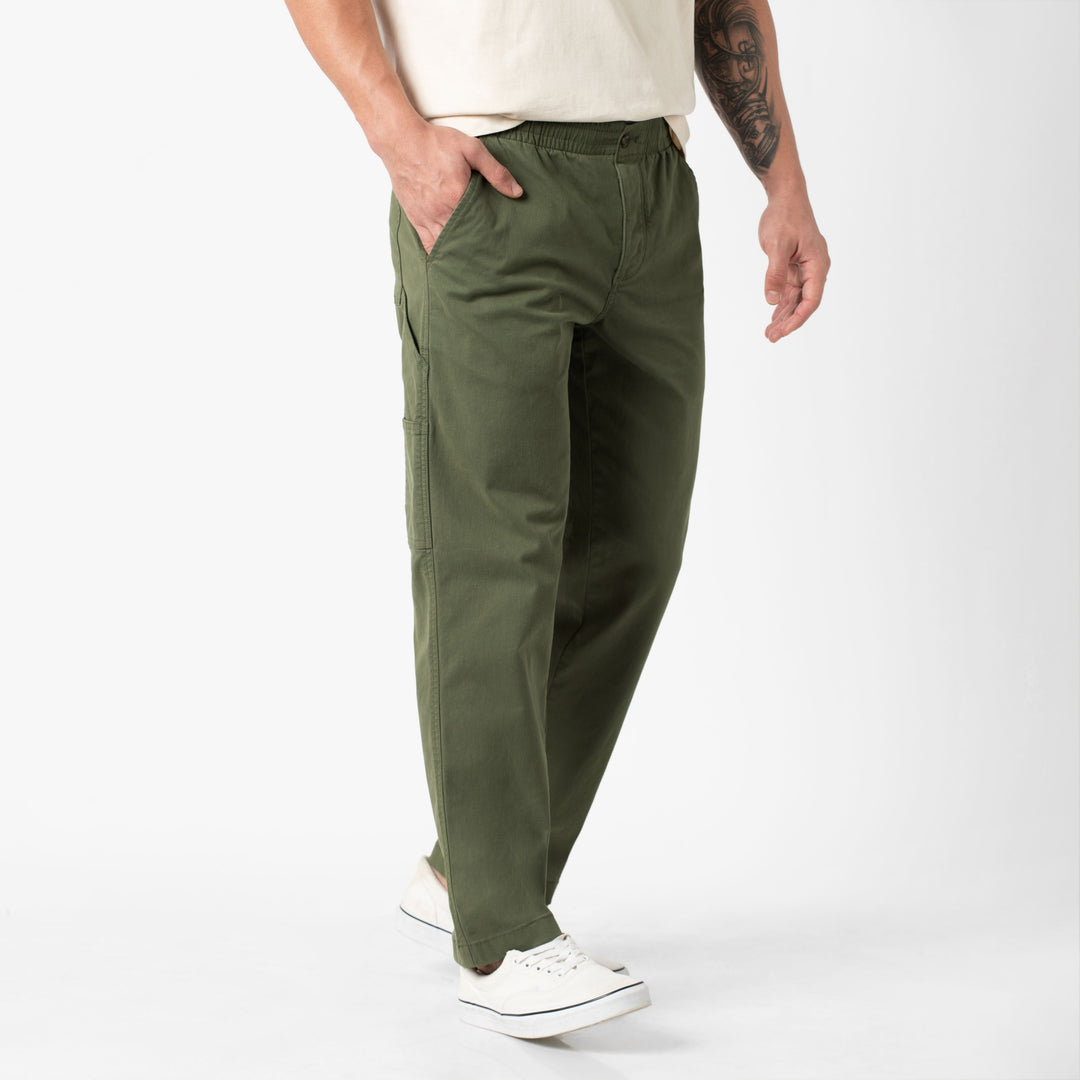 Stretch Utility Pant Fern side on model