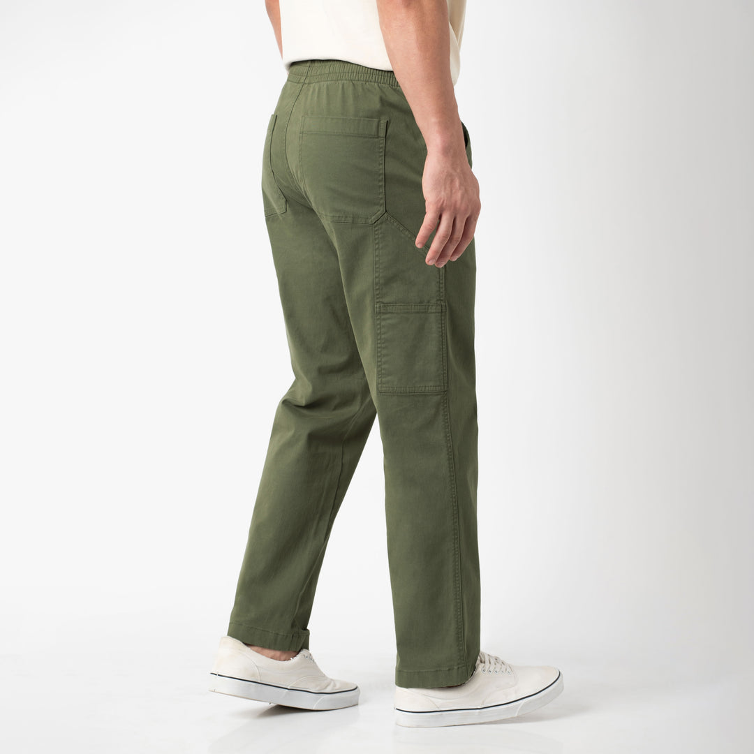 Stretch Utility Pant Fern back on model