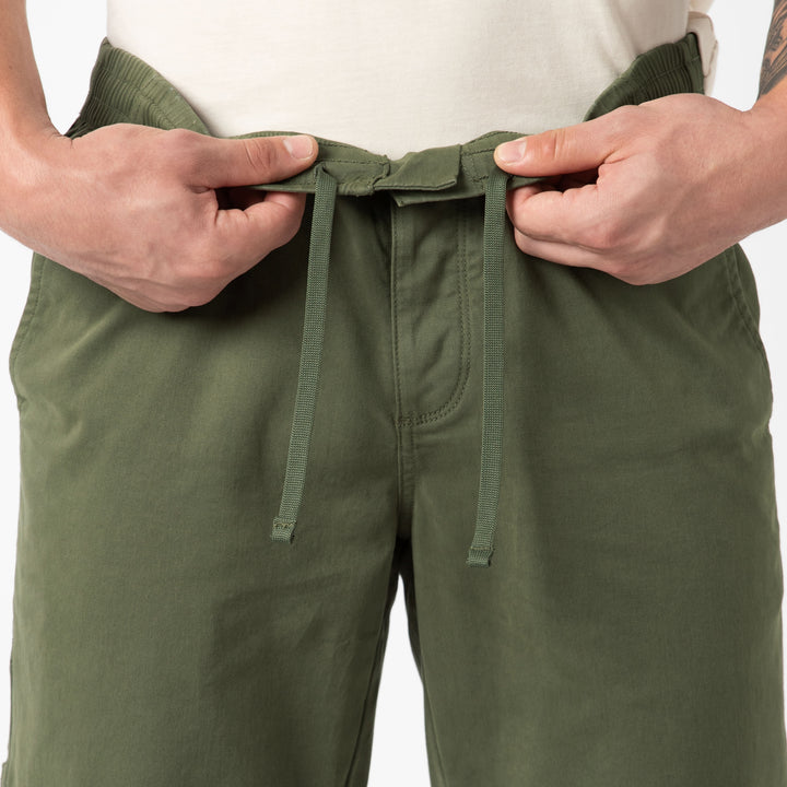 Stretch Utility Pant Fern internal drawstring