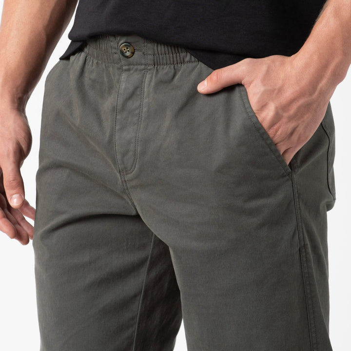 Stretch Utility Pant Shadow close up on model