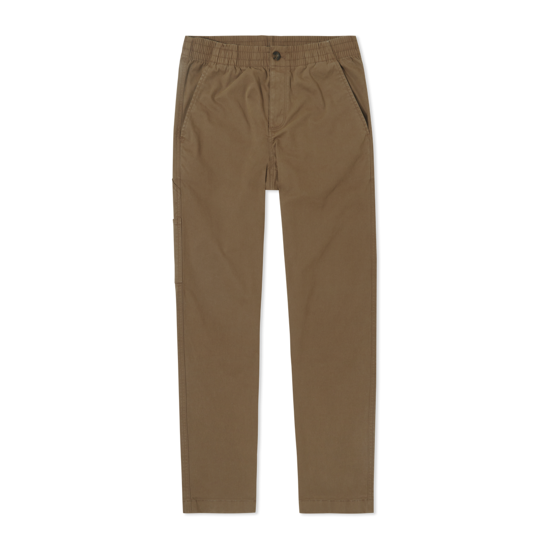 Stretch Utility Pant Walnut front flat
