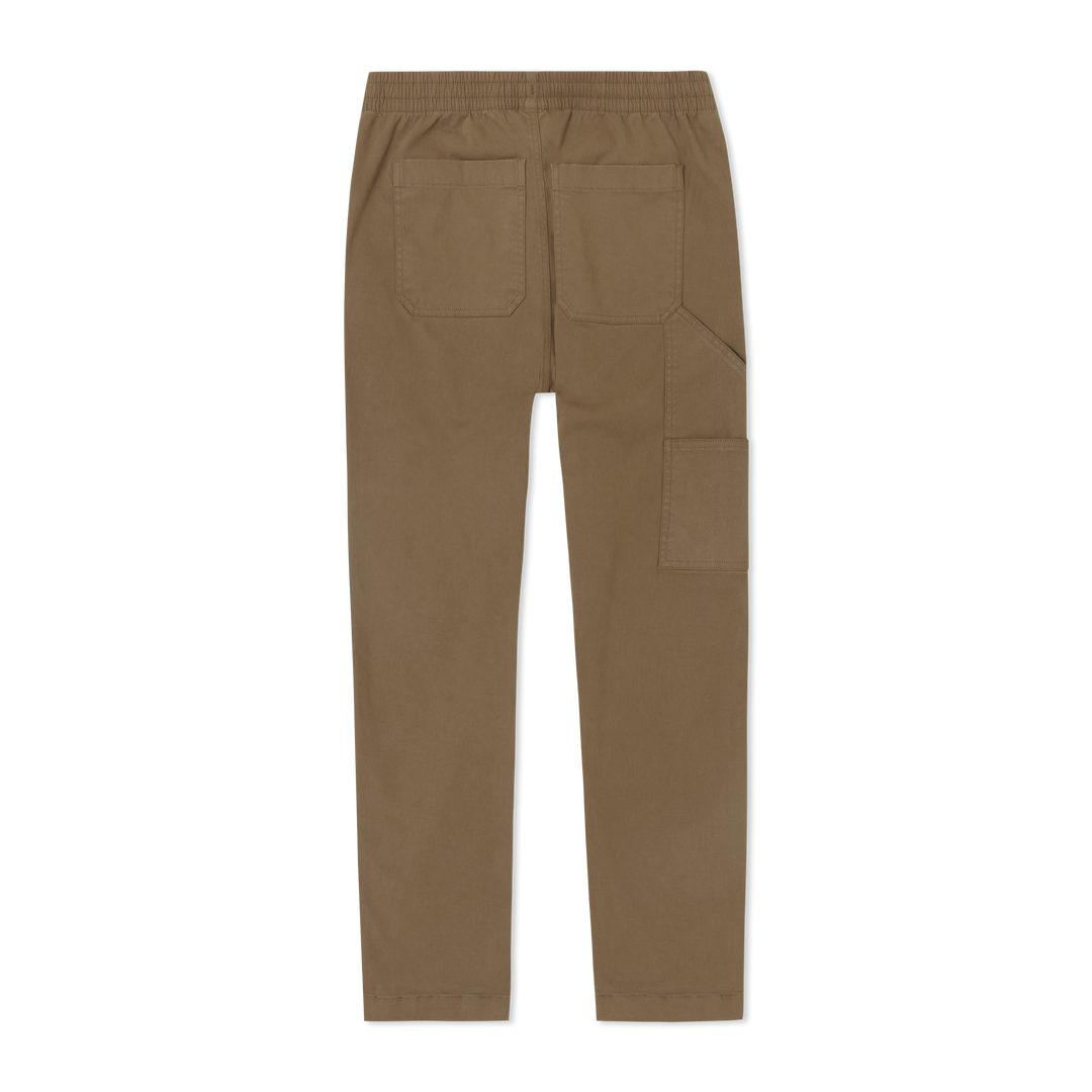 Stretch Utility Pant Walnut back flat