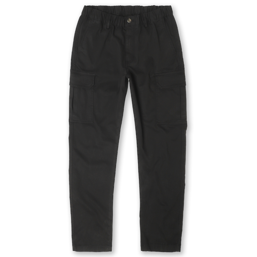Stretch Cargo Pant Black front