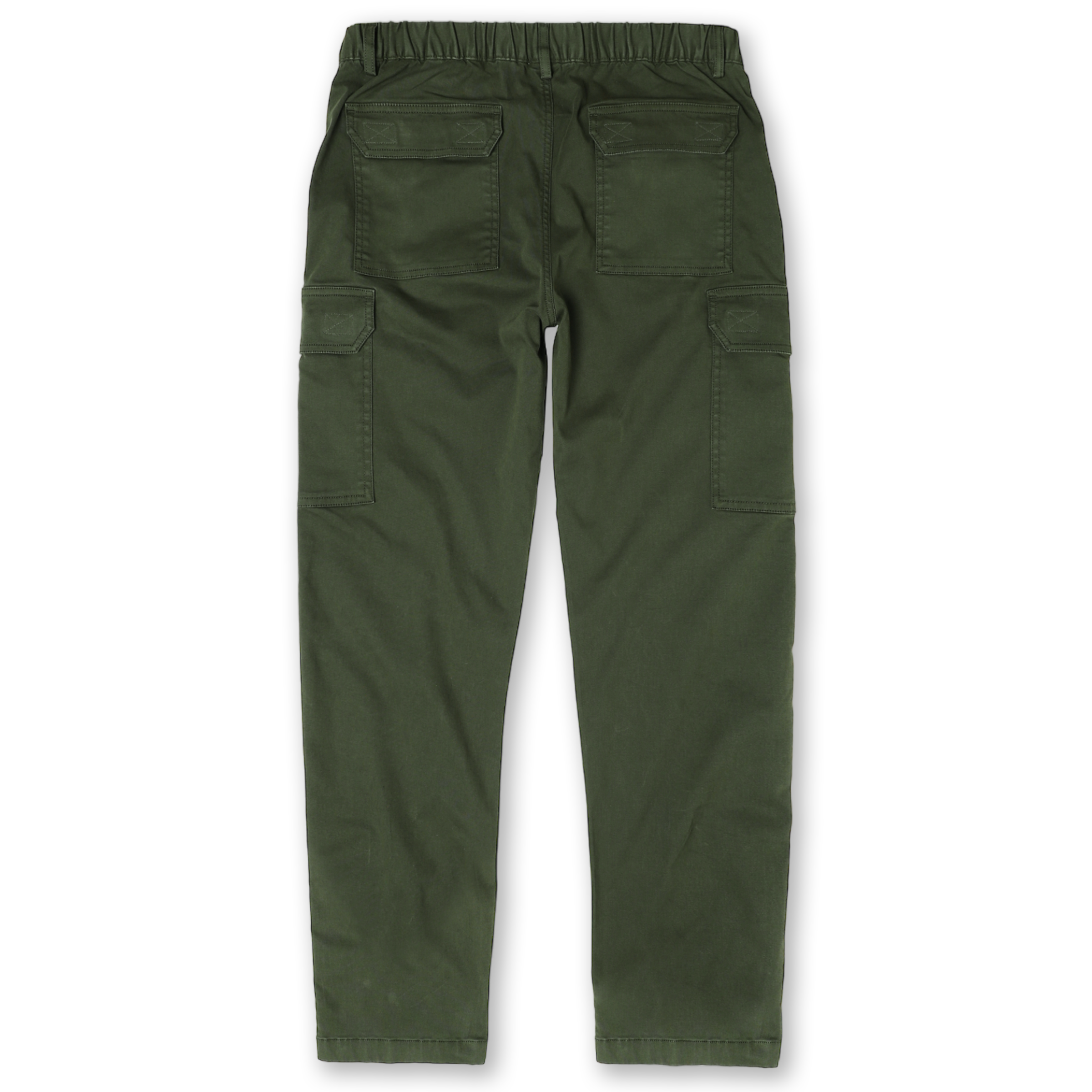 Stretch Cargo Pant Military Green back
