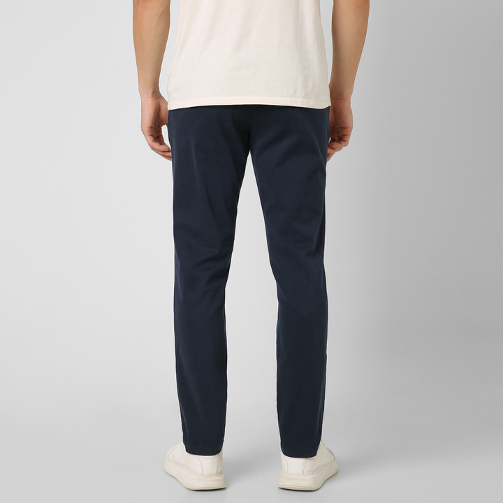 Stretch Chino Pant Navy back on model