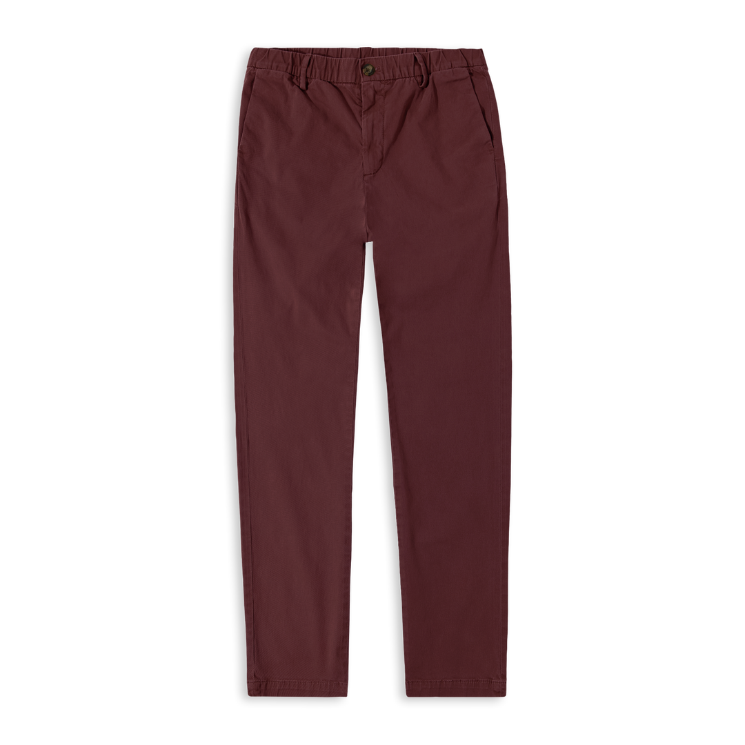 Stretch Chino Pant Wine front