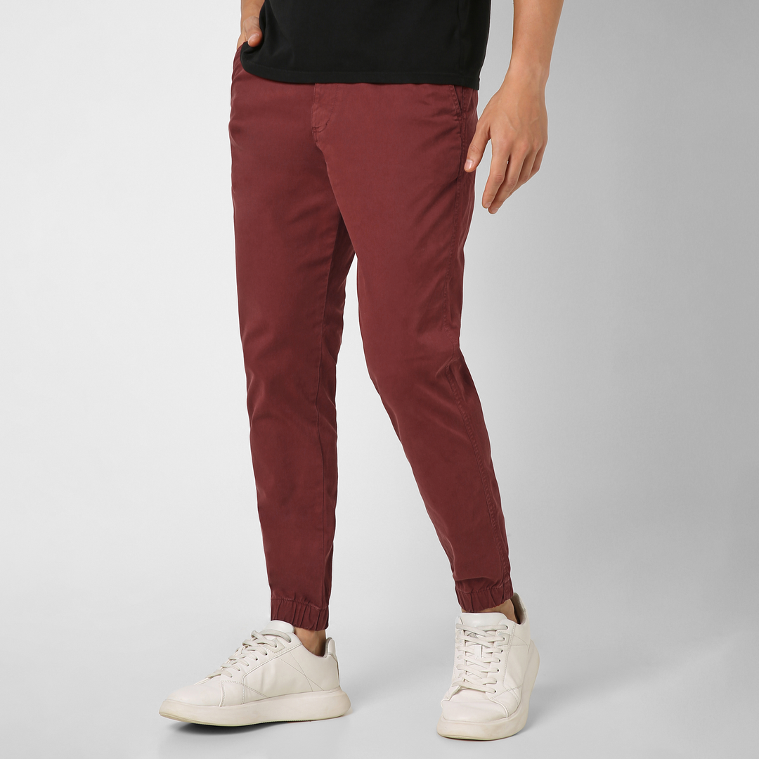 Bearbottom Stretch Jogger Top Seller Dark Maroon 32 Inseam Size XXL