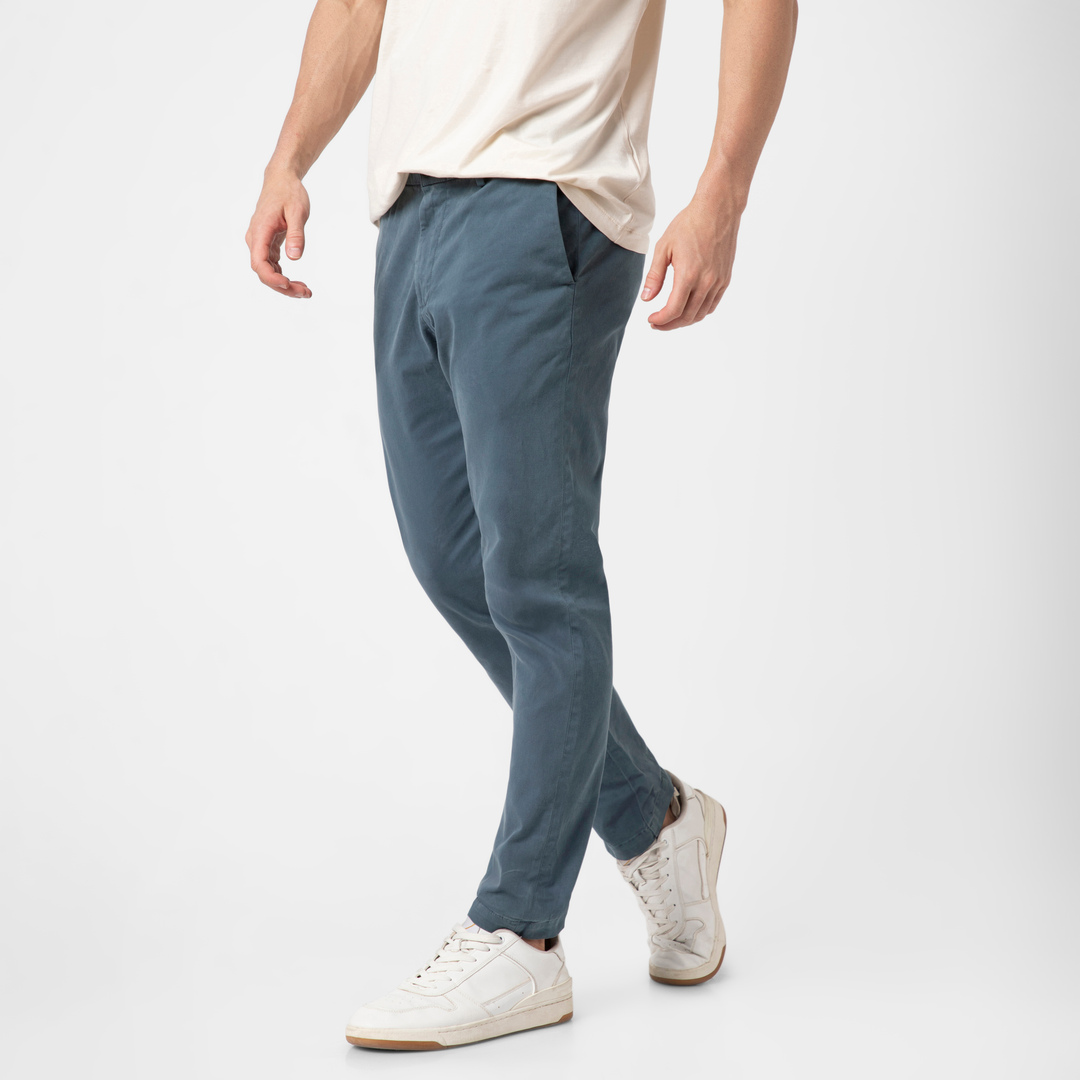 Stretch Chino Pant Flint side on model