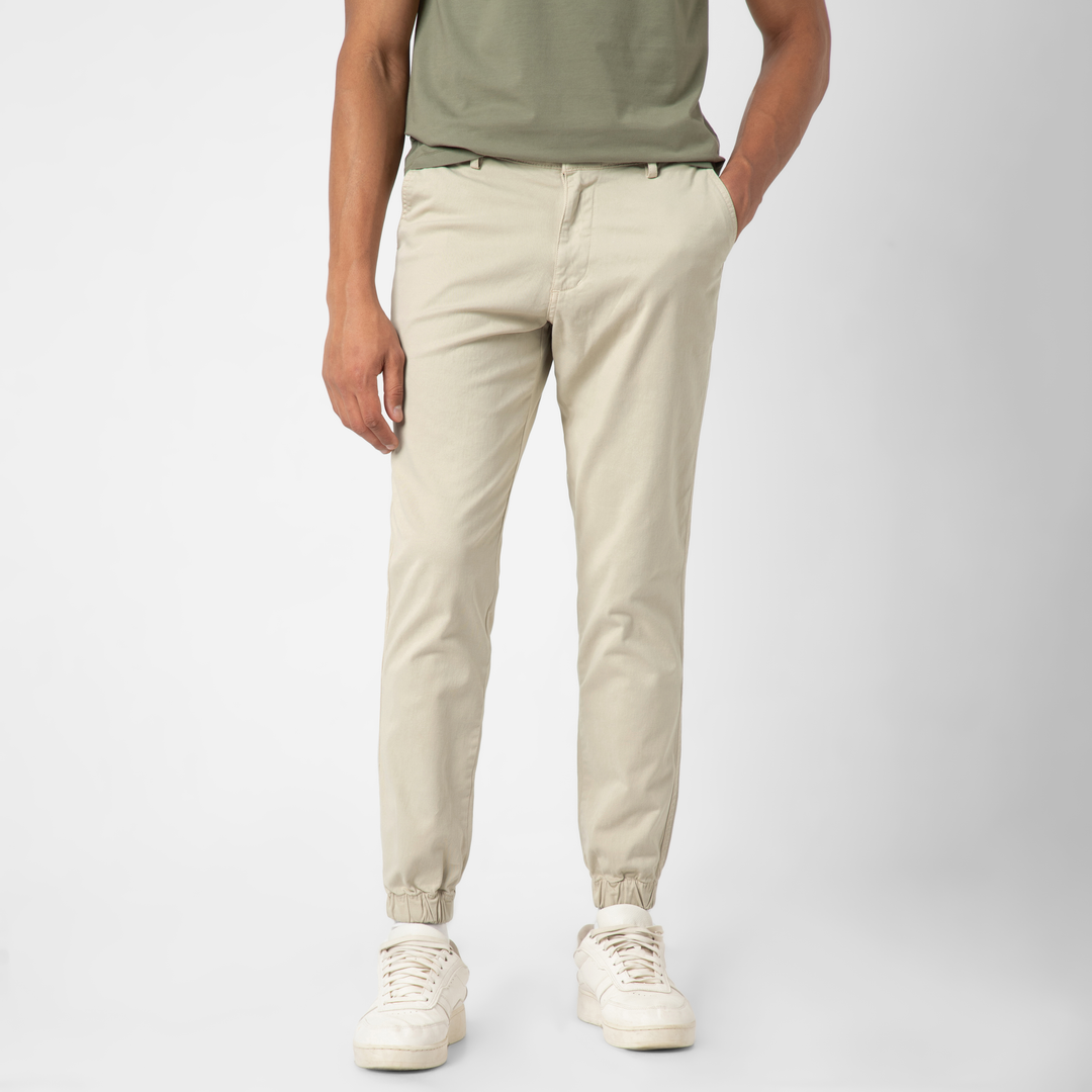 Stretch Jogger Stone front on model