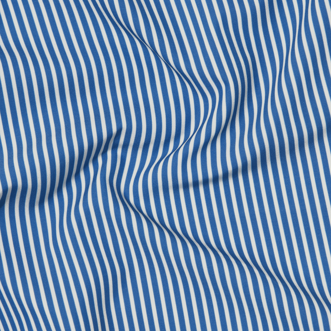 Stretch Swim 7" Pier Stripe close up fabric