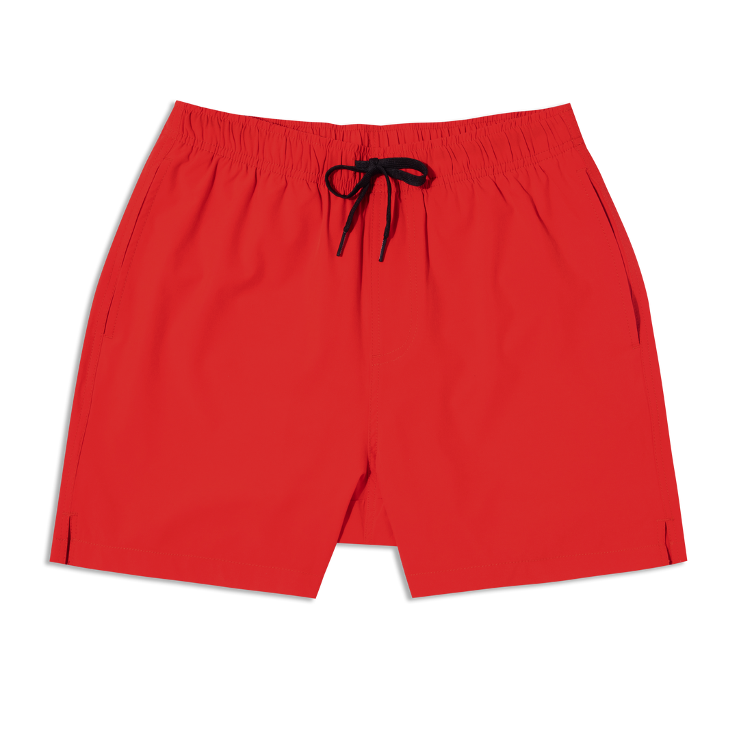 Stretch Swim Solid 5.5" Red front