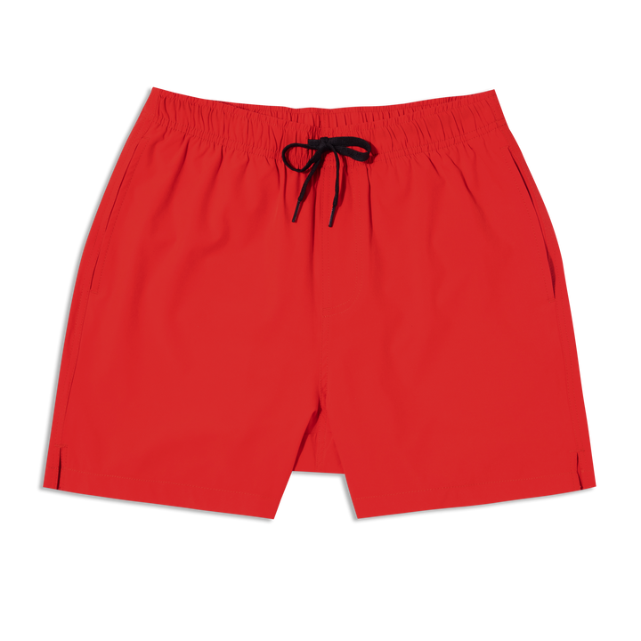 Stretch Swim Solid 5.5" Red front