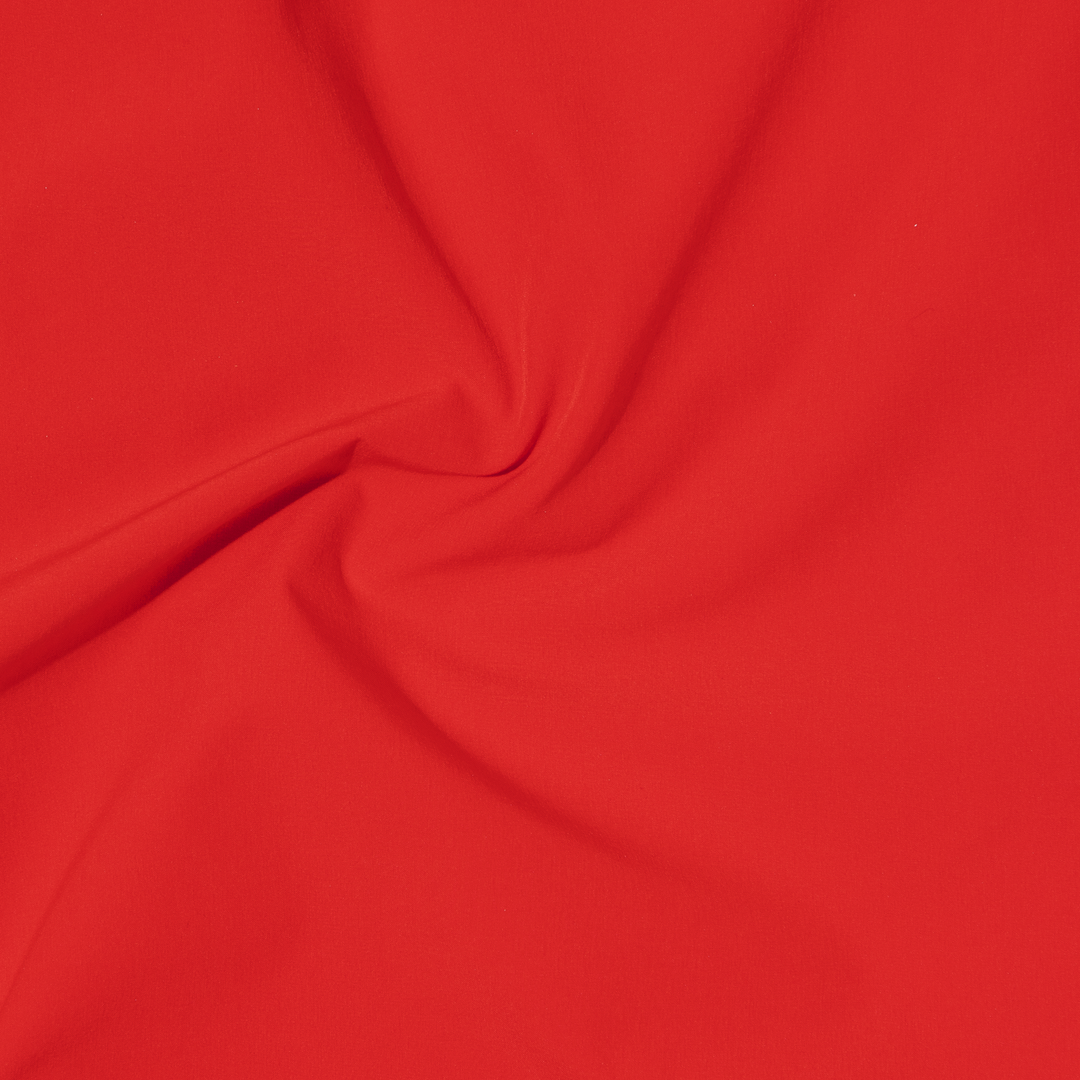 Stretch Swim Solid 7" Red close up fabric