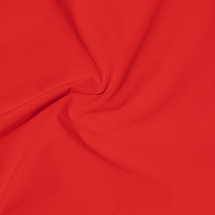 Stretch Swim Solid 7" Red close up fabric