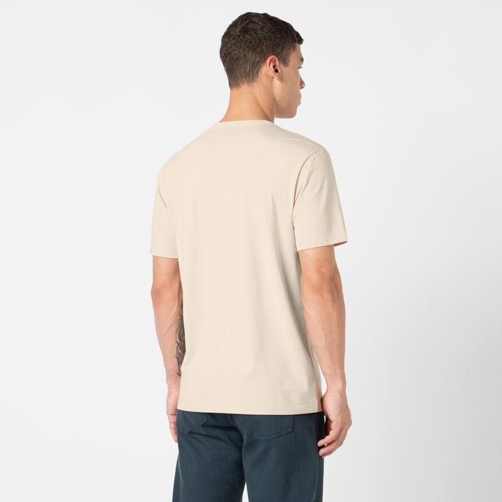 Supima Tee Bone back on model