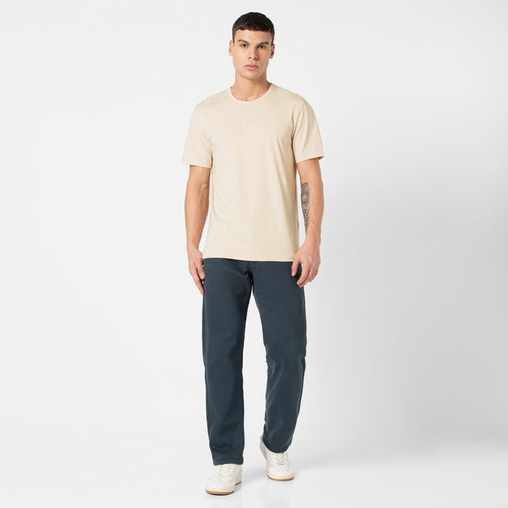 Supima Tee Bone full body on model