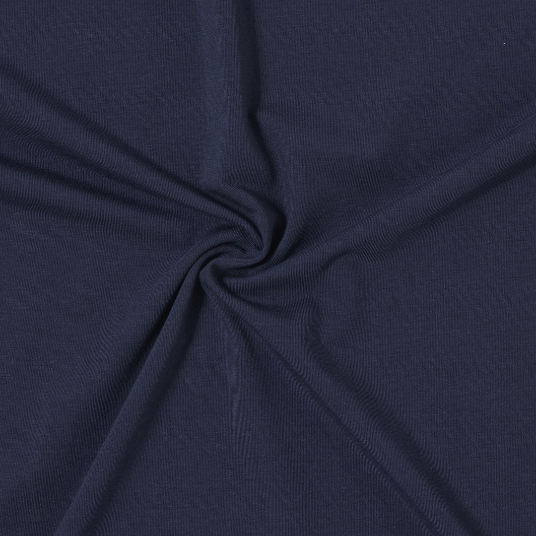 Supima Tee Navy fabric detail