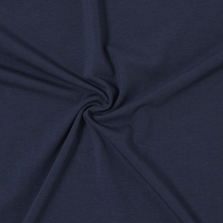 Supima Tee Navy fabric detail