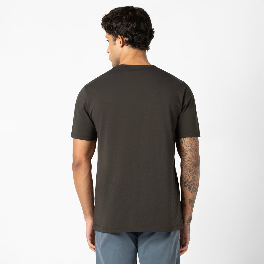 Supima Tee Shadow back on model