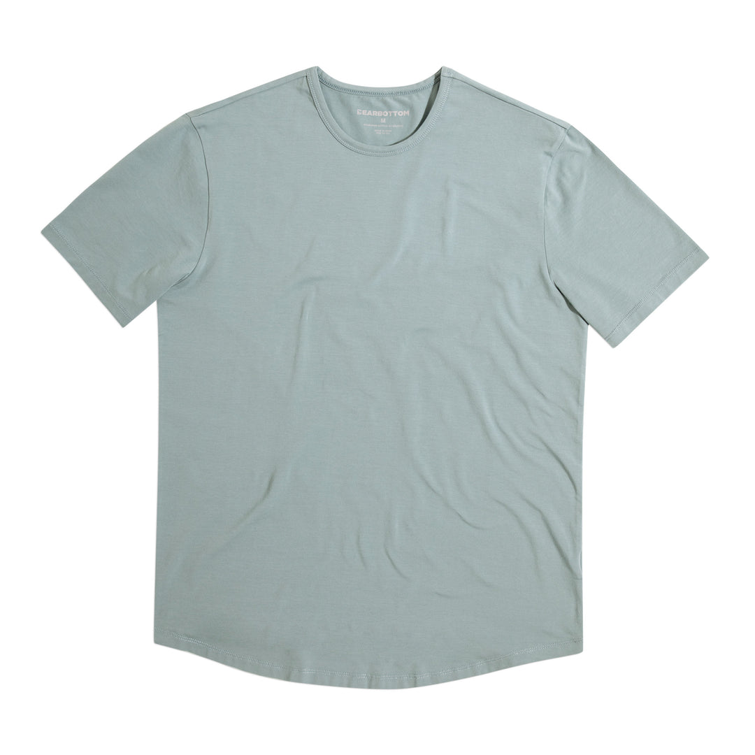 Supima Curved Tee Shark front