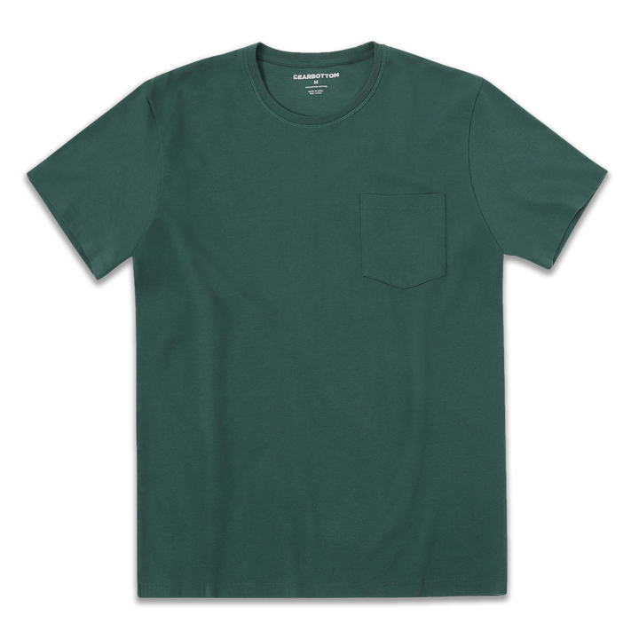 Heavyweight Supima Tee Field Green