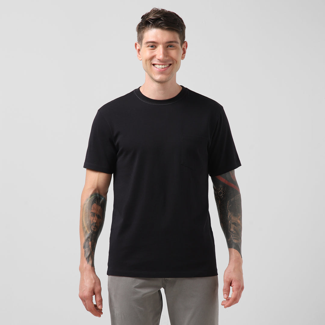 Supima Heavyweight Tee with pocket