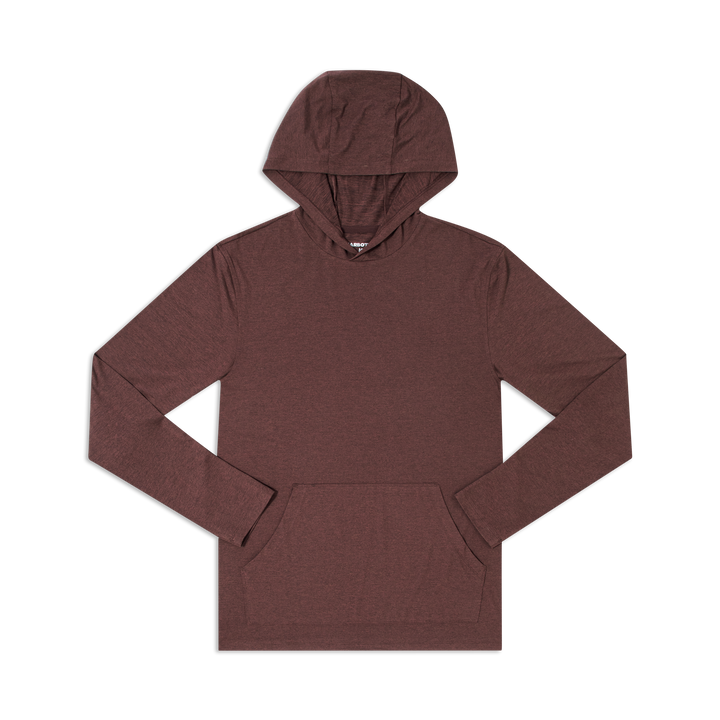 Tech Hoodie Deep Mauve front flat