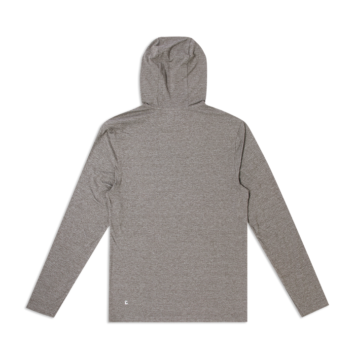 Tech Hoodie Grey back on model