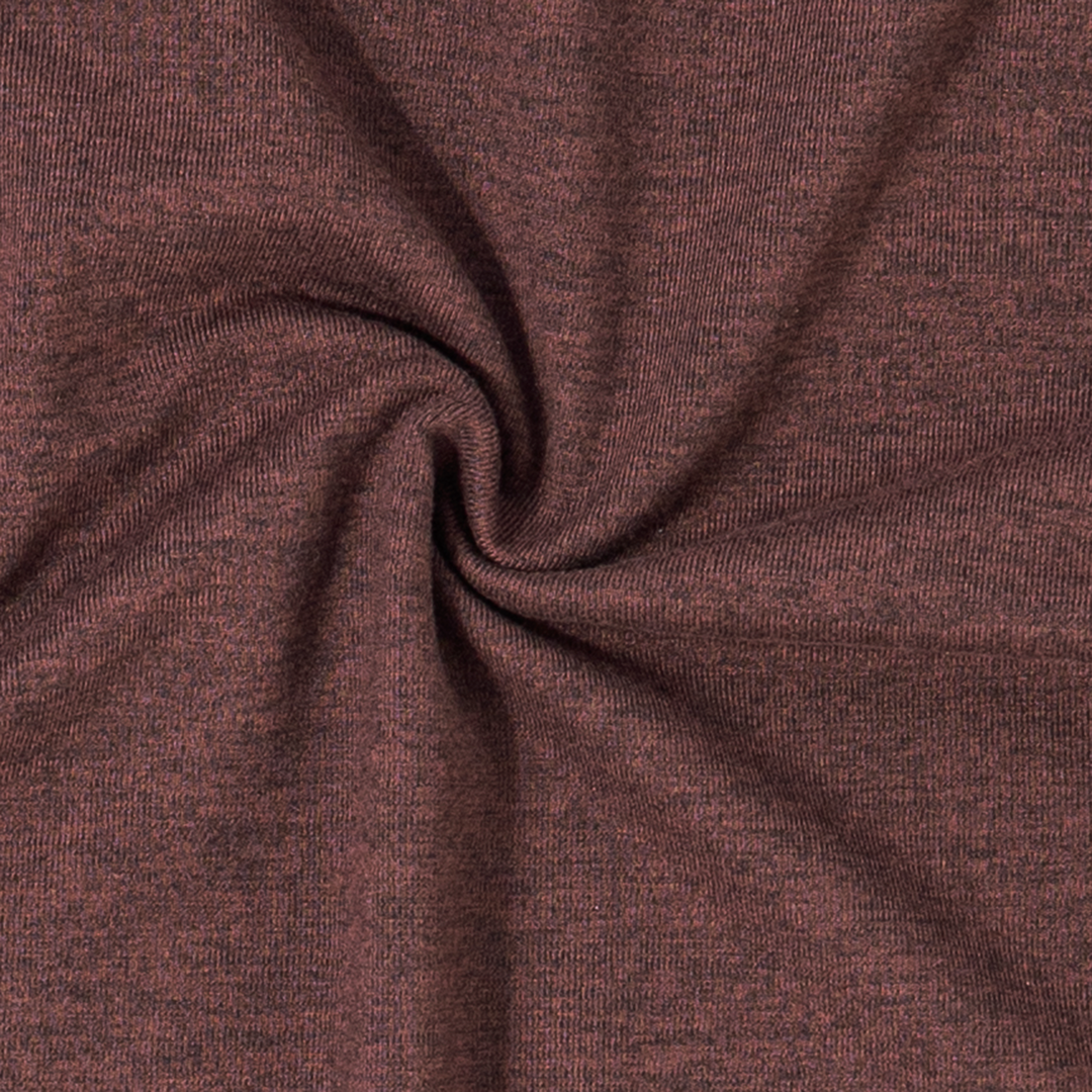 Tech Polo Deep Mauve fabric detail