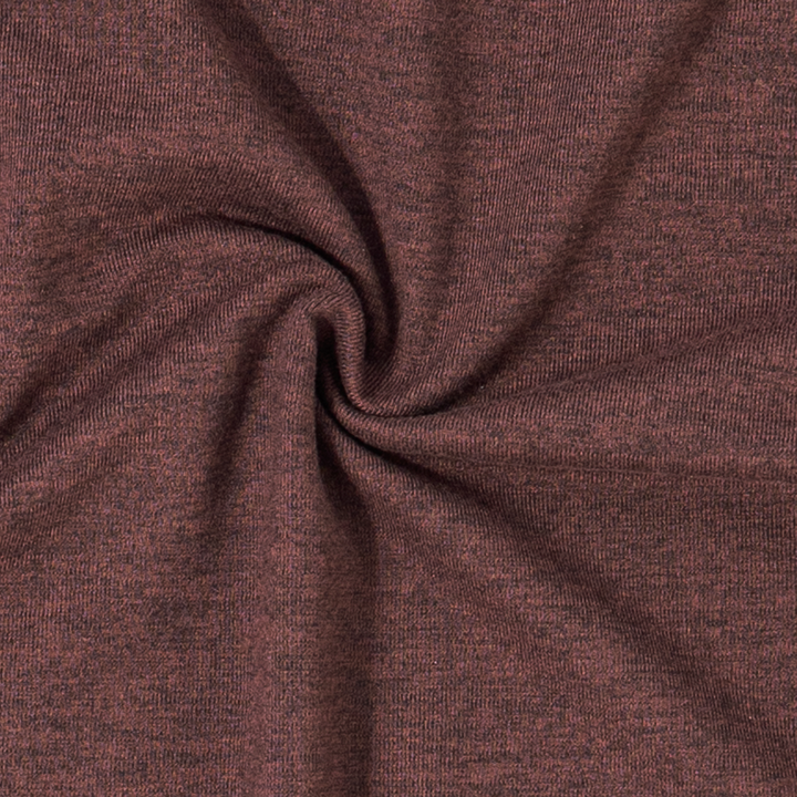 Tech Polo Deep Mauve fabric detail