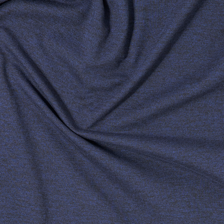 Tech Polo Navy fabric detail