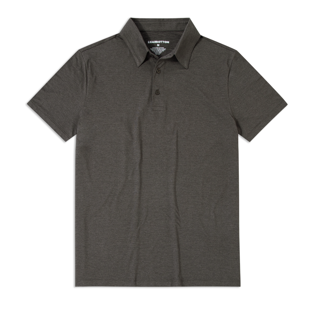 Tech Polo Shadow front flat