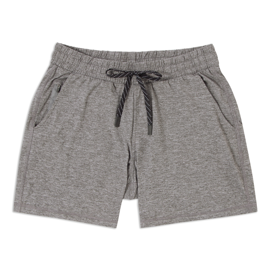 Tech Short 5 Grey front flat