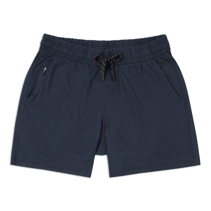 Tech Short 5 Navy front flat