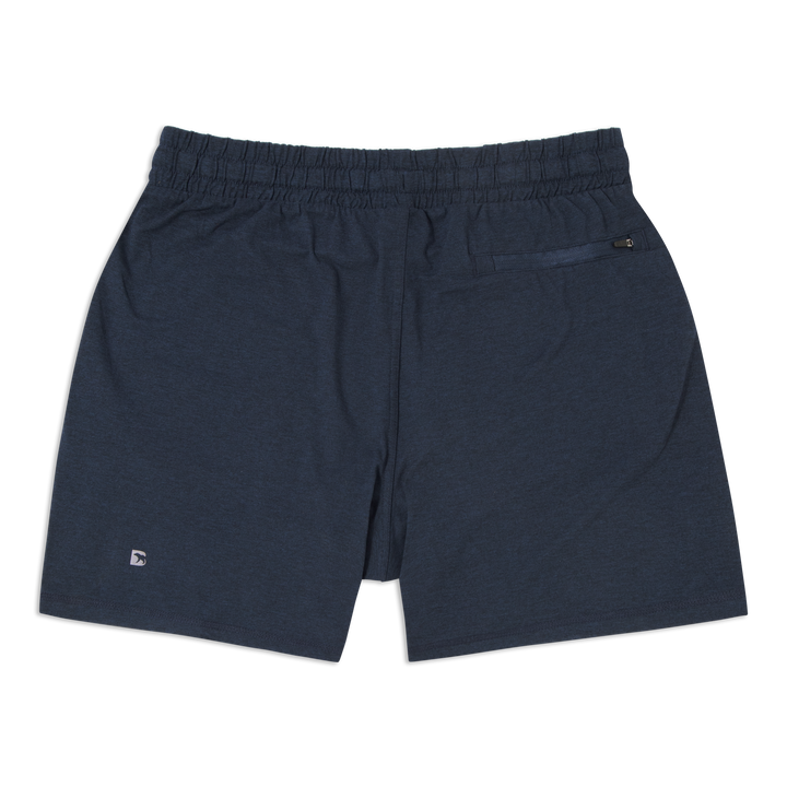 Tech Short 5 Navy back flat
