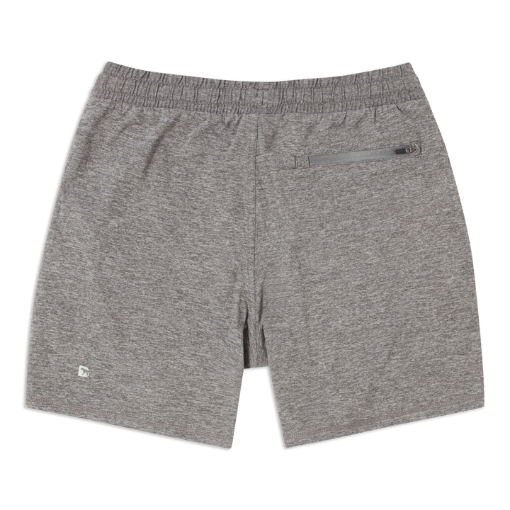 Tech Short 7 Grey back flat