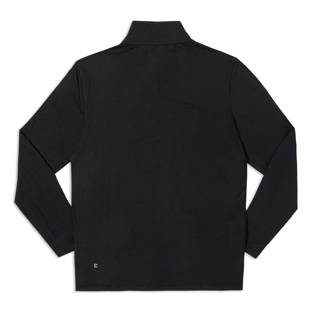 Tech Half Zip Black back