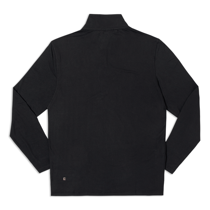 Tech Half Zip Black back