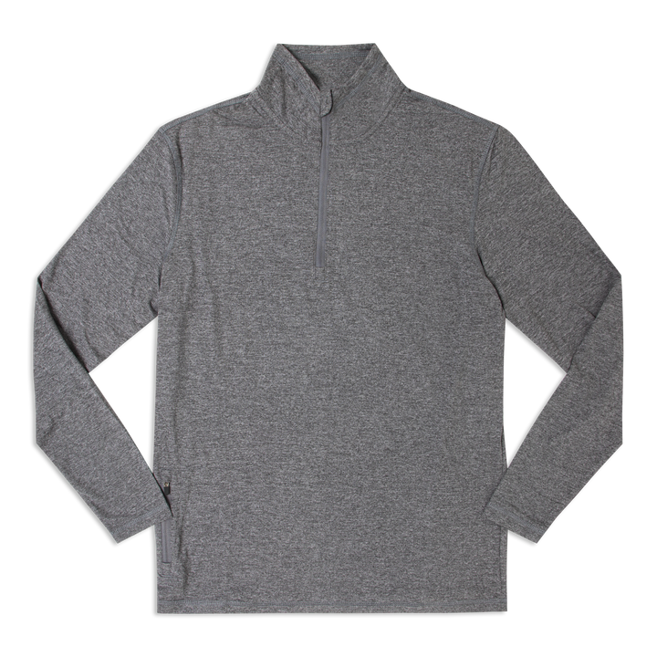 Tech Half Zip Grey front