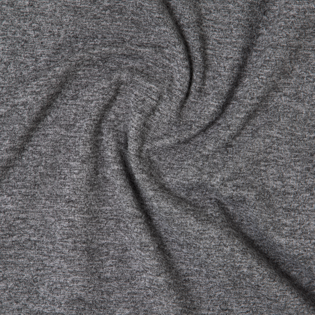 Tech Half Zip Grey close up fabric