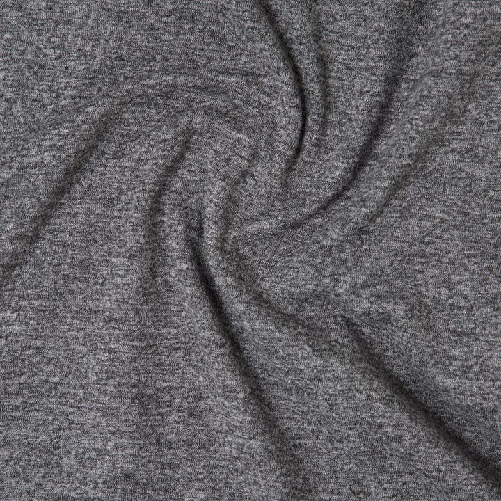 Tech Half Zip Grey close up fabric