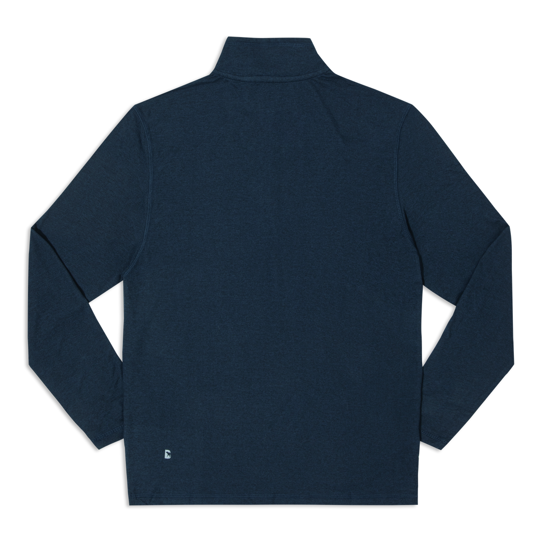 Tech Half Zip Navy back