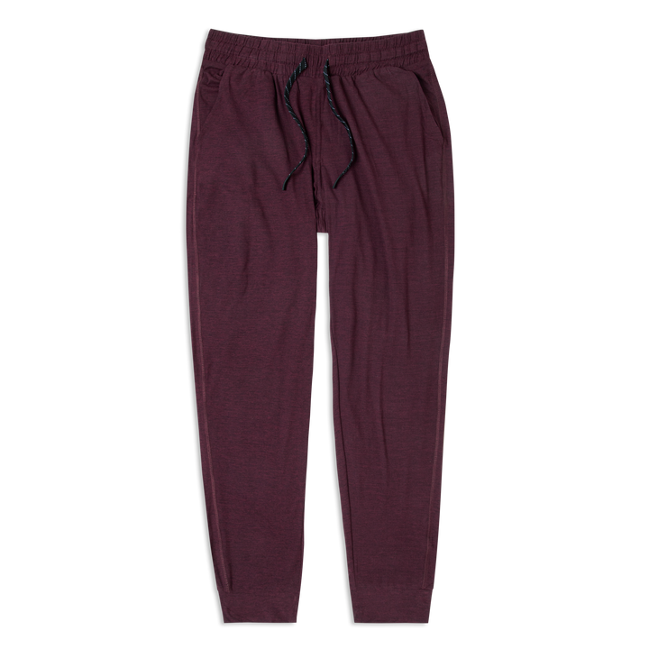 Tech Jogger Maroon front