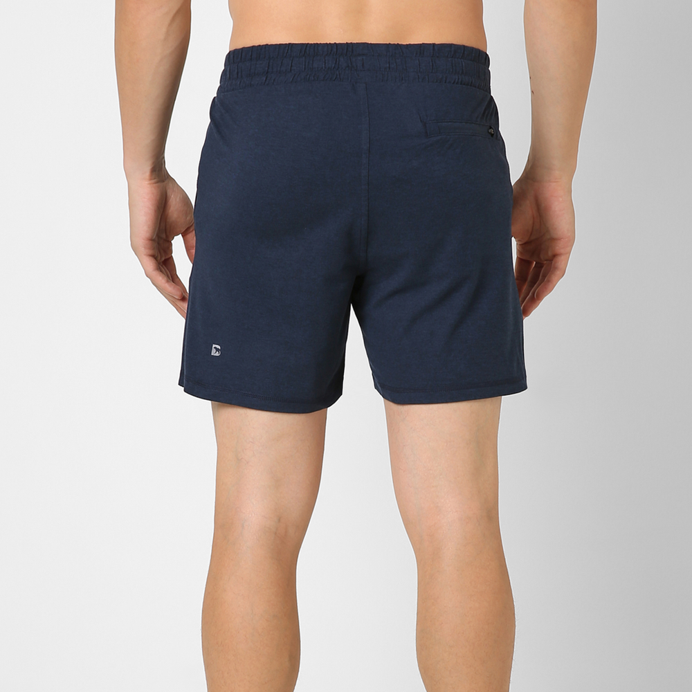 Tech Short 5" Navy back on model