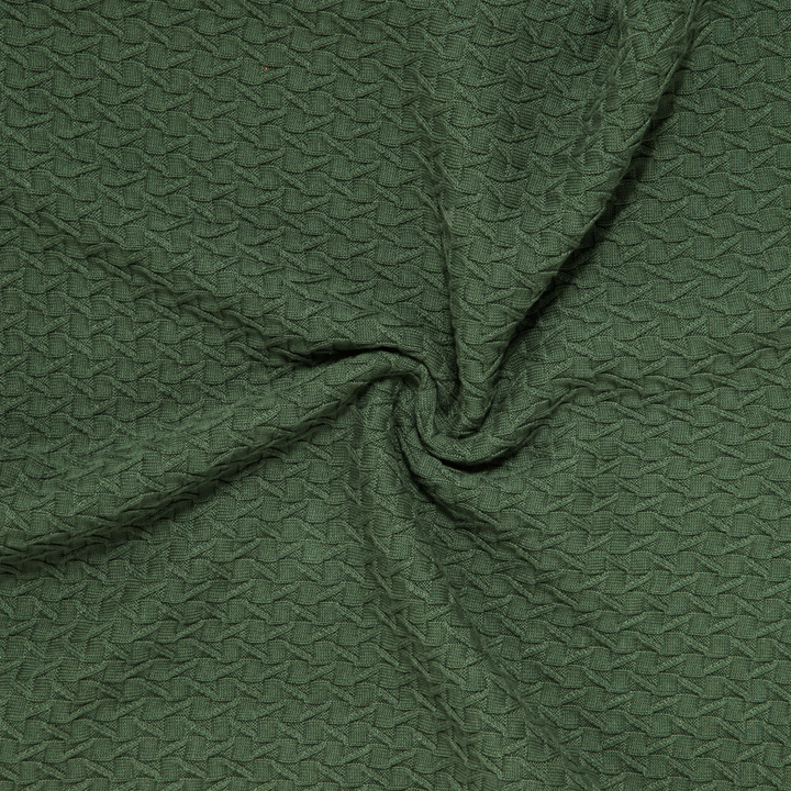 Textured Knit Sweater Polo