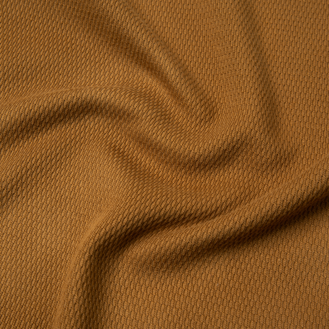 Thermal Knit Crew Cider close up fabric