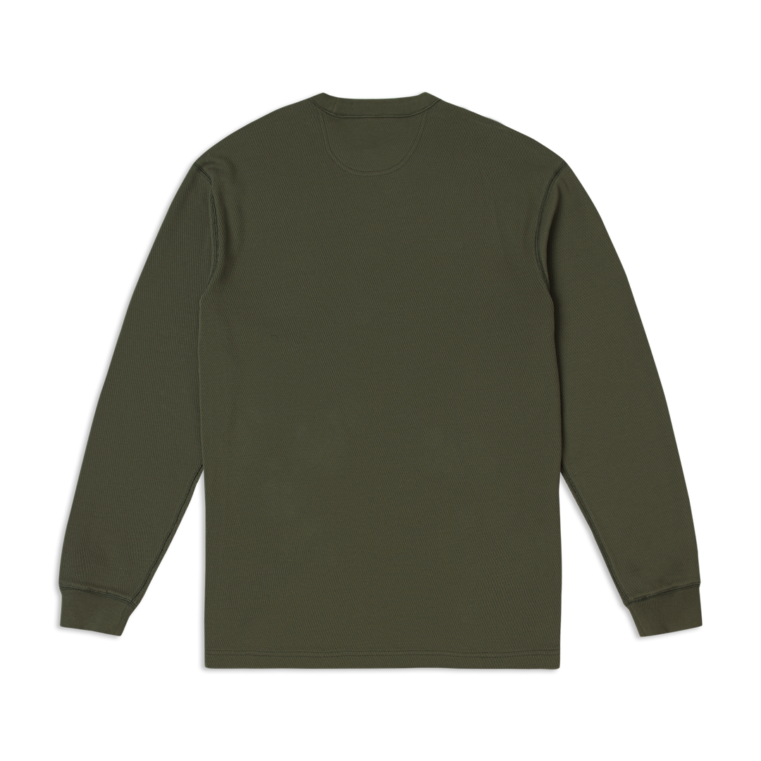 Thermal Knit Crew Fern back