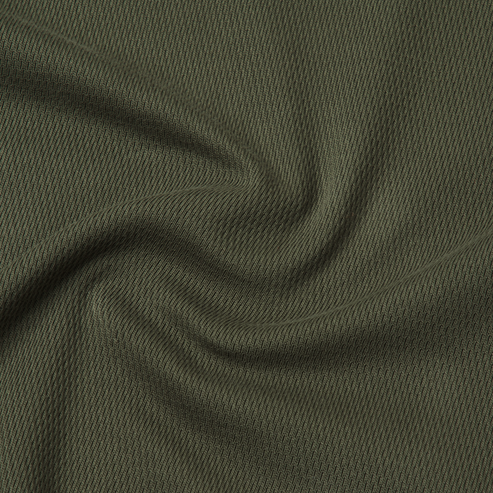 Thermal Knit Crew Fern close up fabric