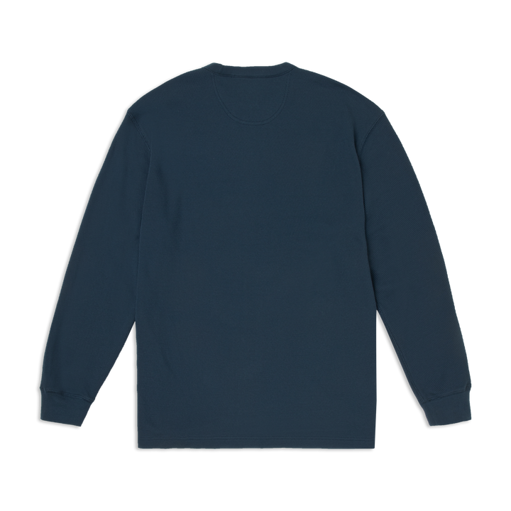 Thermal Knit Crew Navy back